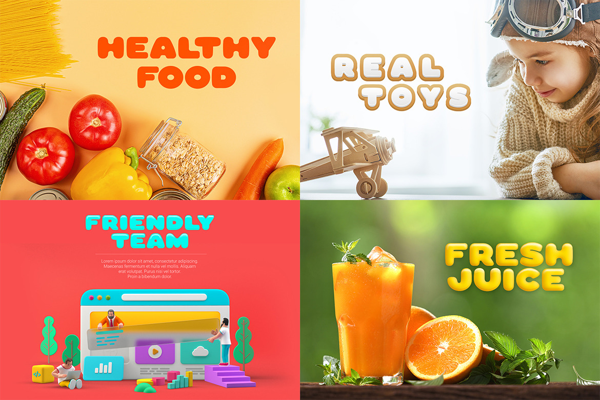 Funfood Friendly Font Funfood Friendly Font