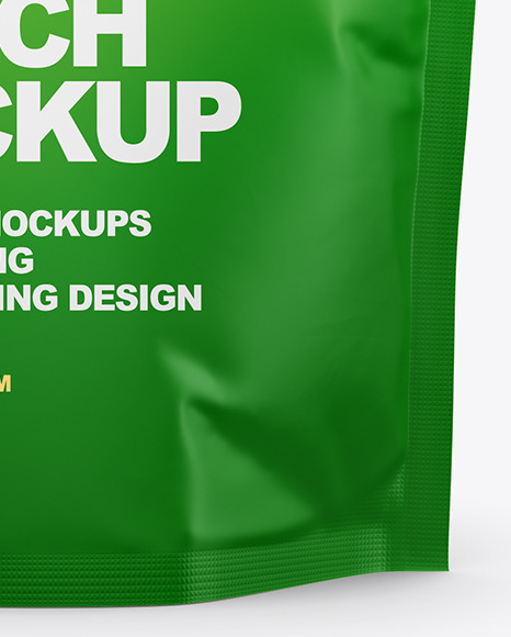 Matte Stand Up Pouch Mockup