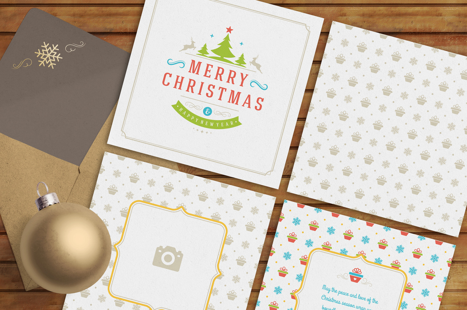 5 Christmas Greeting Cards