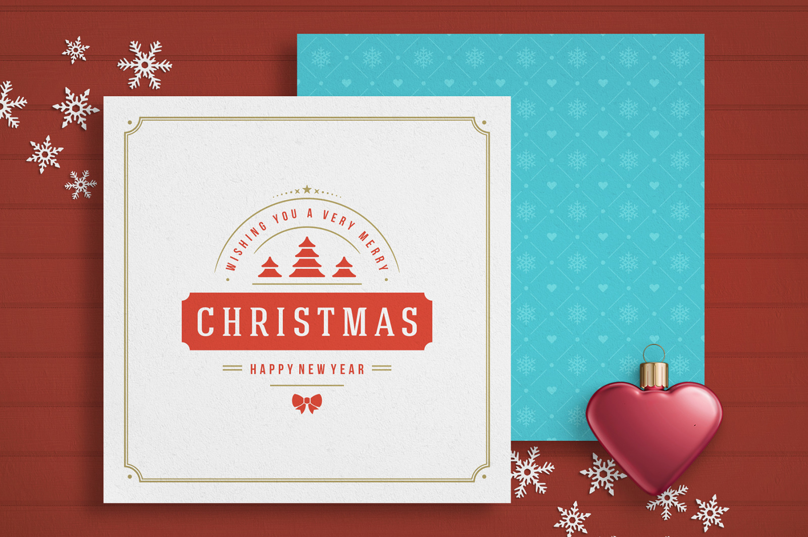 5 Christmas Greeting Cards