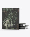 Hardcover Books w/ Fabric Cover Mockup