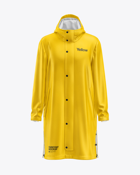 Raincoat Mockup - Fishing+outerwear