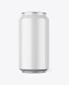 Aluminium Can With Glossy Finish Mockup