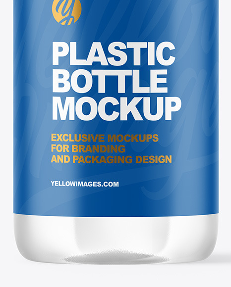 Clear Plastic Bottle Mockup