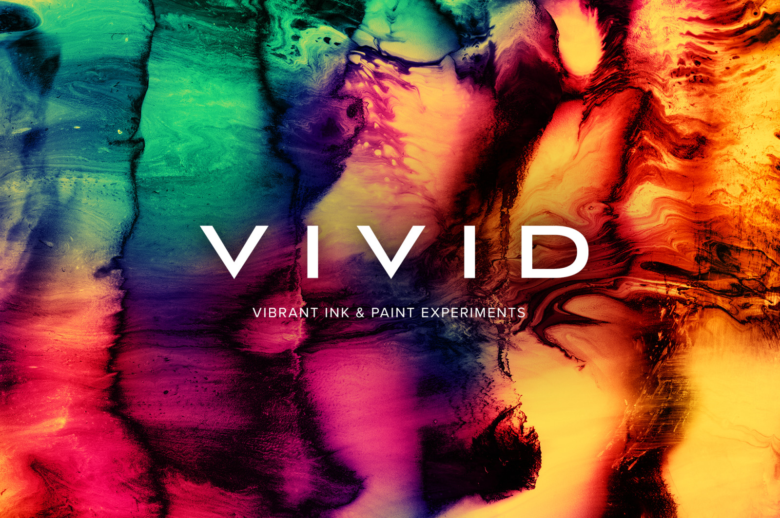 Vivid: Vibrant Ink &amp; Paint Experiments