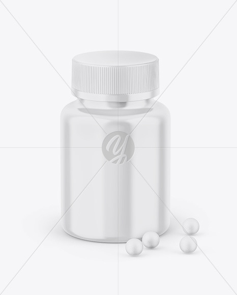 Glossy Bottle Mockup