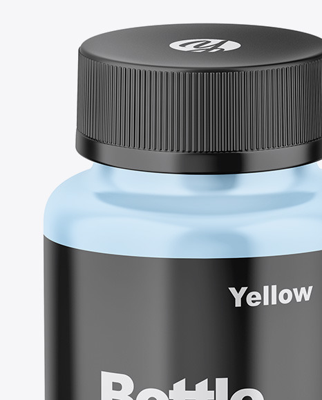 Glossy Bottle Mockup