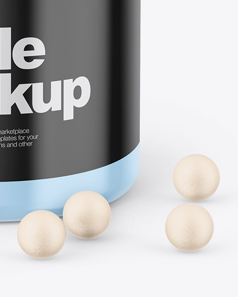Glossy Bottle Mockup Glossy Bottle Mockup