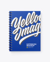 Spiral US Letter Notebook Mockup