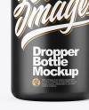 Matte Dropper Bottle Mockup