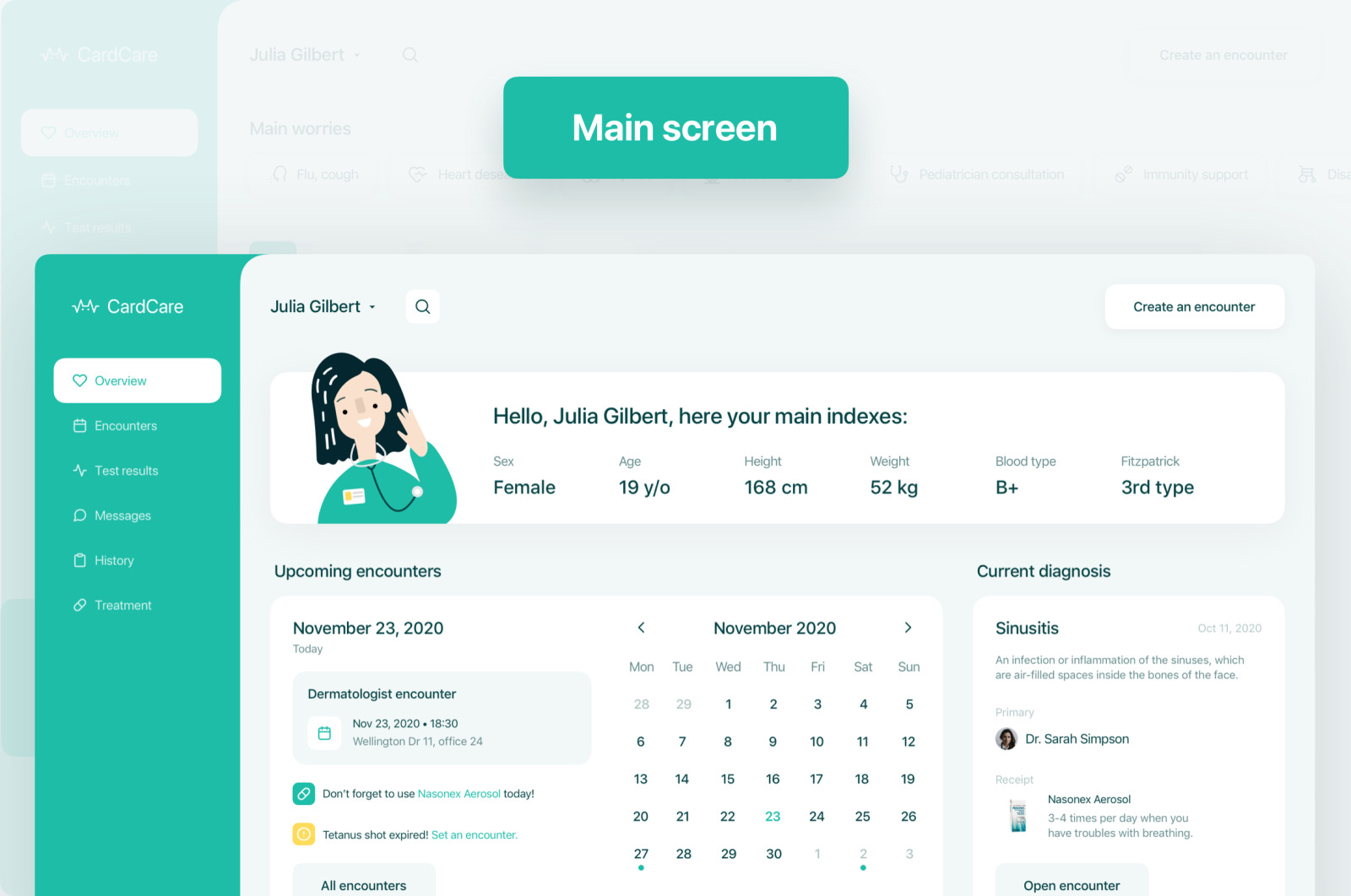 CardCare — Medical UI Kit CardCare — Medical UI Kit