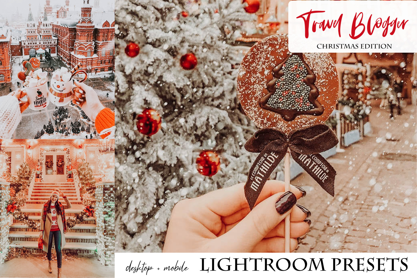 Travel Blogger Christmas Edition Lightroom Presets