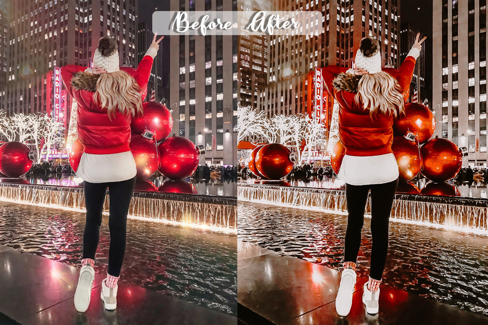 Travel Blogger Christmas Edition Lightroom Presets