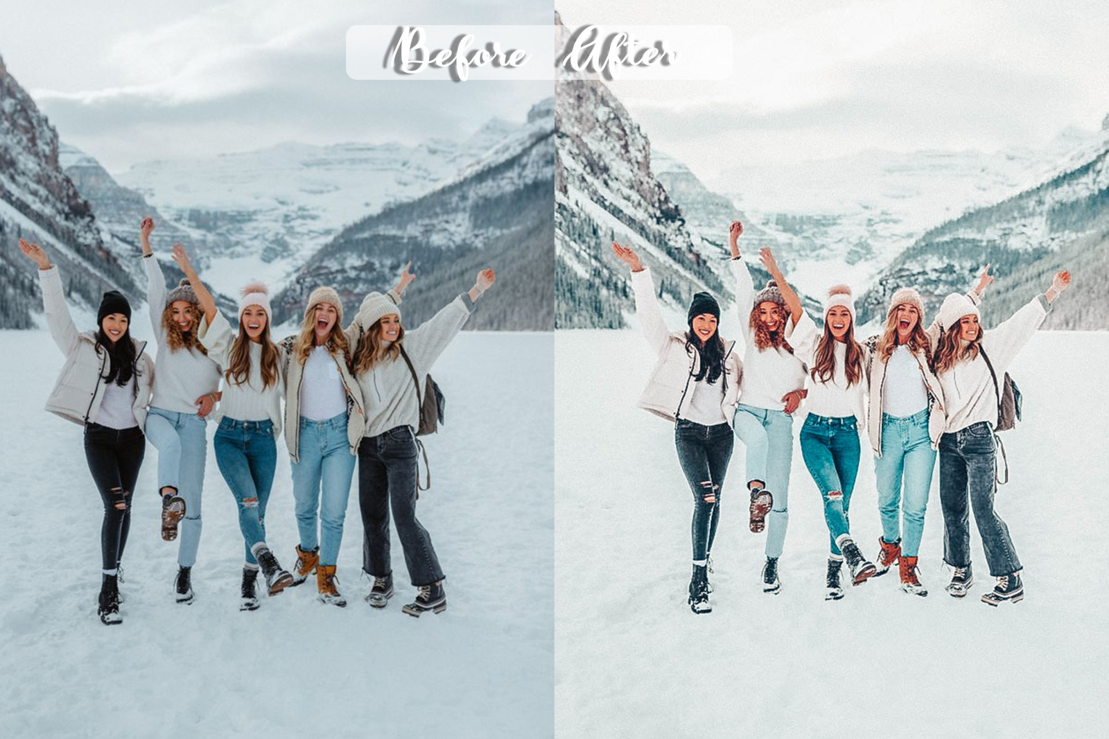 Winter holiday Lightroom Presets