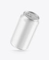 Metallic Drink Can w/ Glossy Finish Mockup