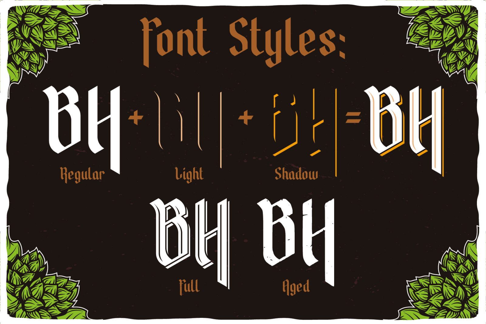 Brew House Label Font Brew House Label Font