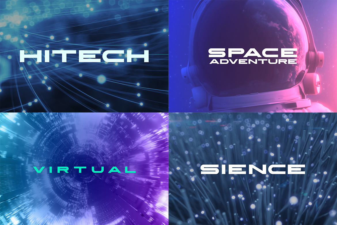 Spacegate Technology Font