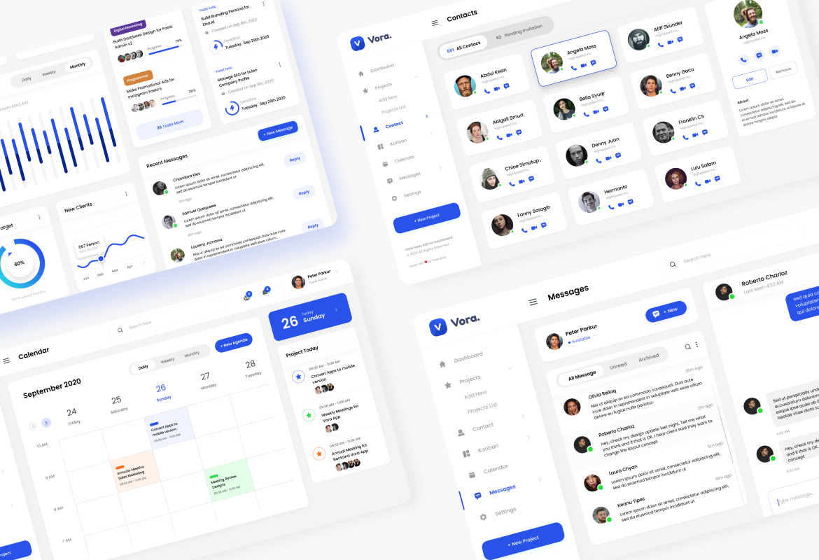 Vora - Saas Admin Dashboard UI Design Template Vora - Saas Admin Dashboard UI Design Template