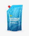 Glossy Doy-Pack Mockup - Front View