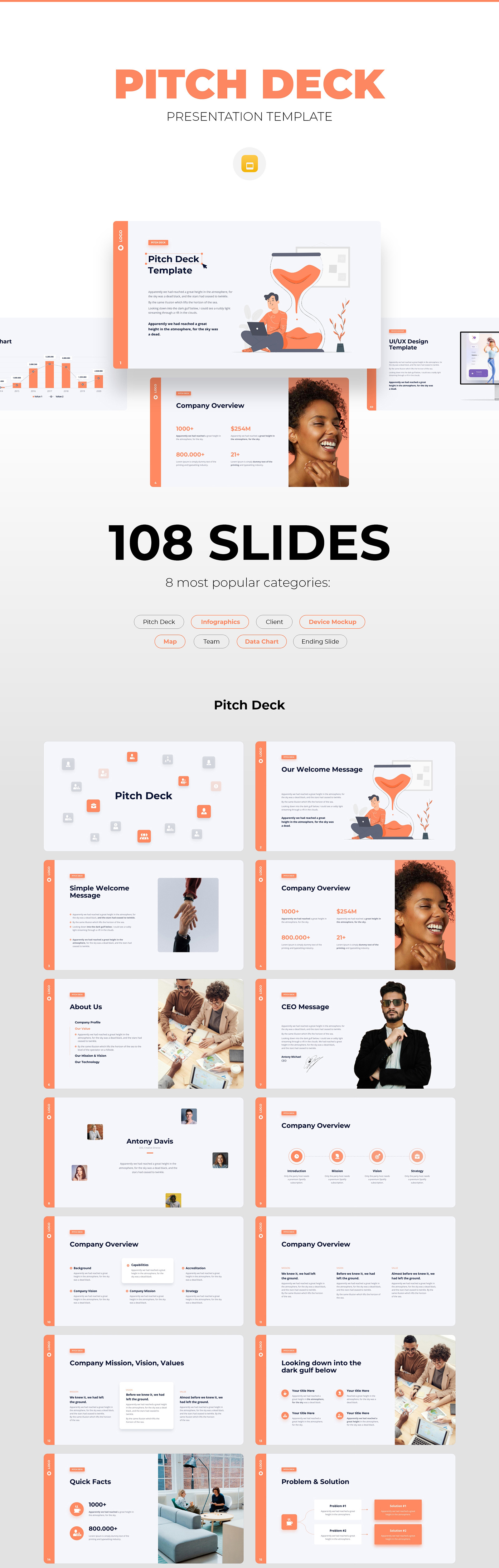 Pitch Deck - Google Slide template