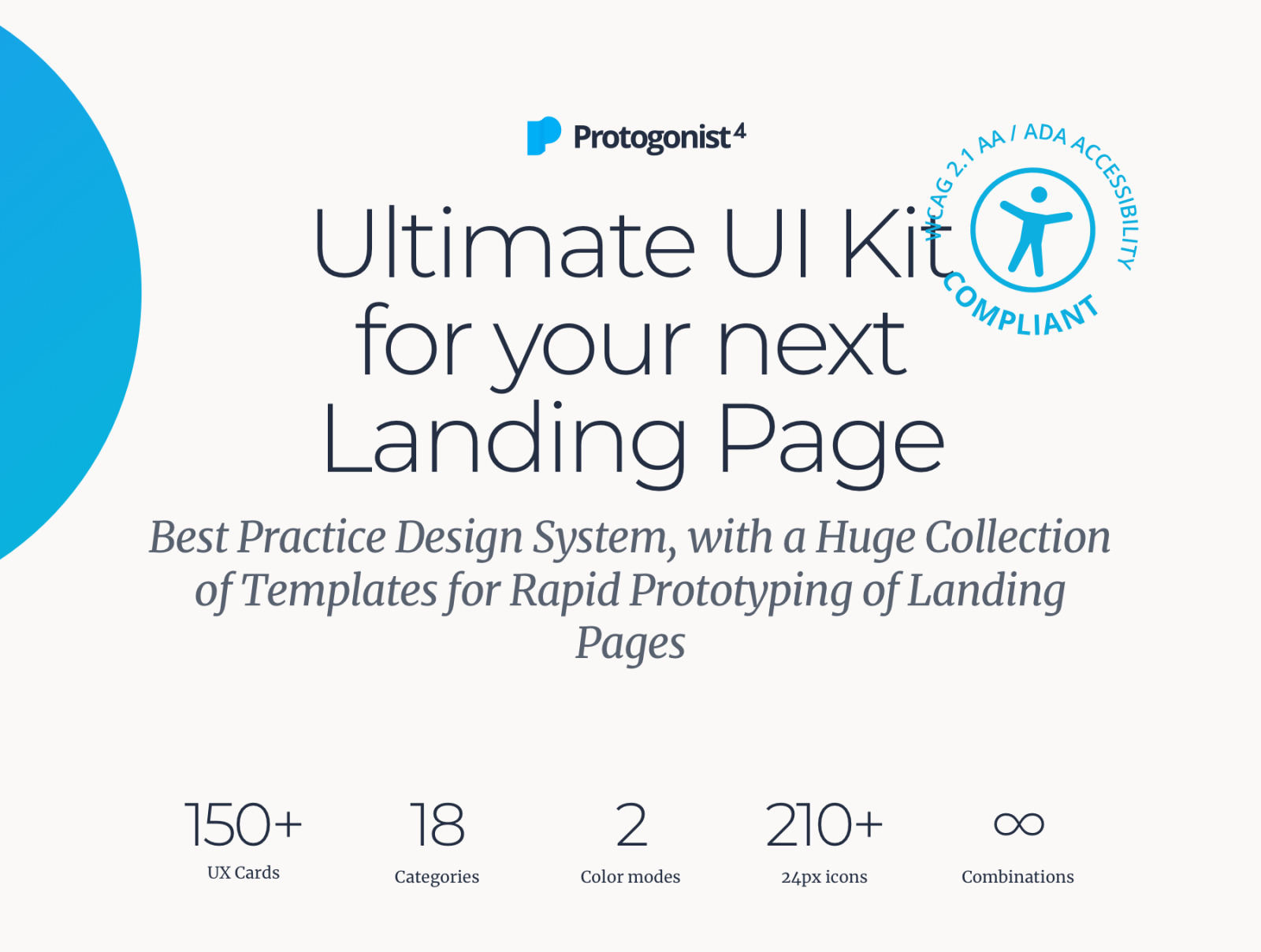 Protogonist 4 | Ultimate UI Kit for Landing Pages