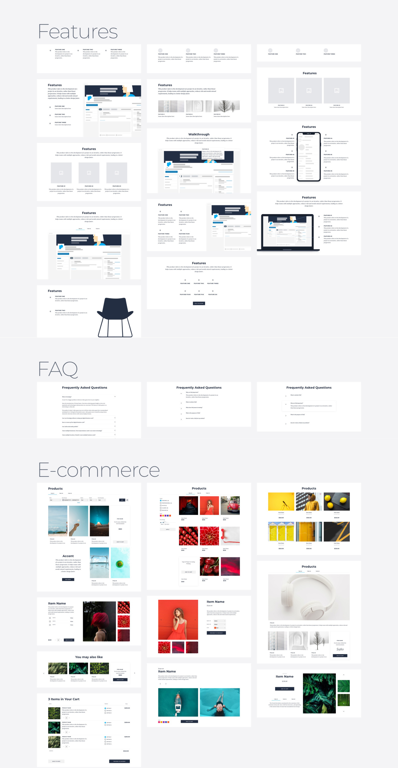 Protogonist 4 | Ultimate UI Kit for Landing Pages