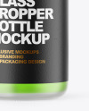 Frosted Glass Dropper Bottle Mockup