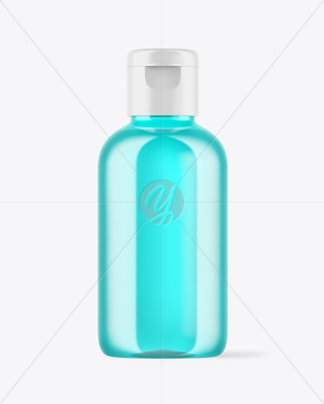 Color Plastic Cosmetic Bottle Mockup