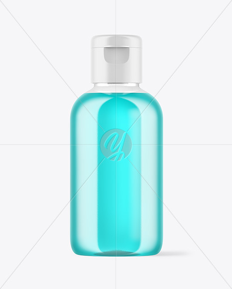 Clear Cosmetic Bottle Mockup