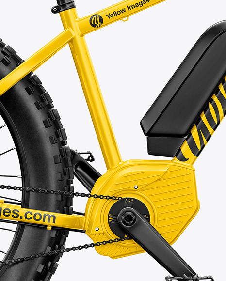 Fat Bike Mockup - Right Side View