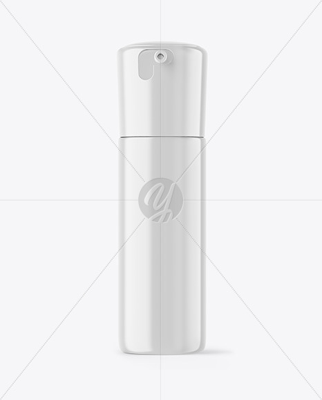 Glossy Cosmetic Bottle Mockup