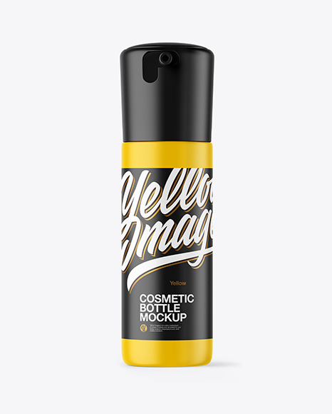 Matte Cosmetic Bottle Mockup