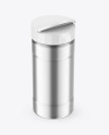 Opened Metallic Salt Jar Mockup
