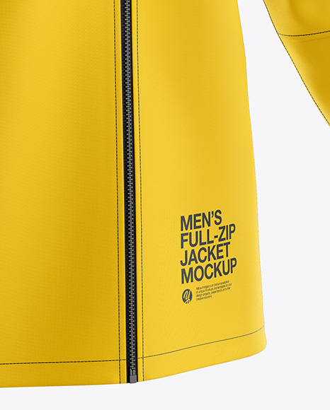 Men&#039;s Full-Zip Jacket Mockup