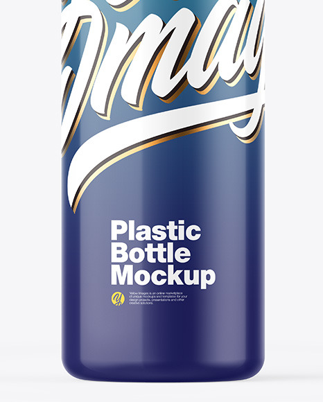 Glossy Bottle w/ Closed Pump Mockup