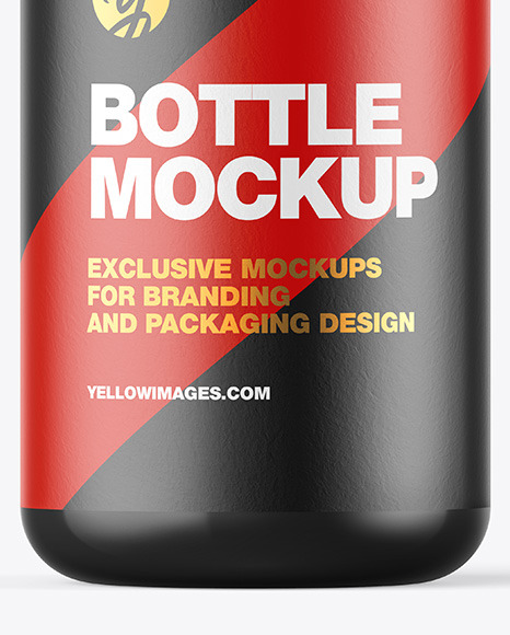 Glossy Bottle w/ Closed Pump Mockup