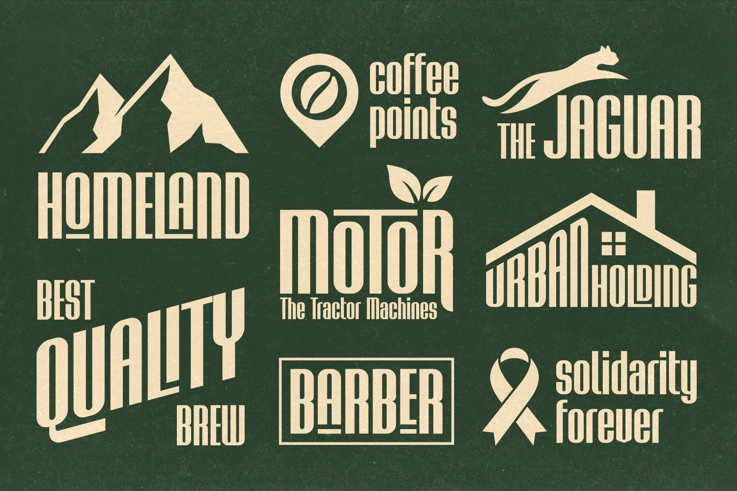 Bosque Line Typeface Bosque Line Typeface