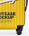 Travel Suitcase Mockup - Front View