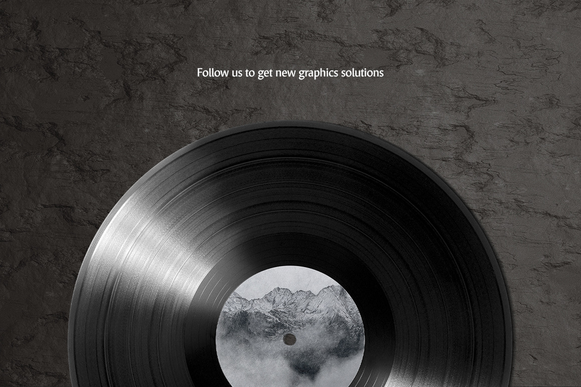Vinyl Record Mockups Set Vinyl Record Mockups Set