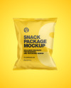 Paper Snack Package Mockup