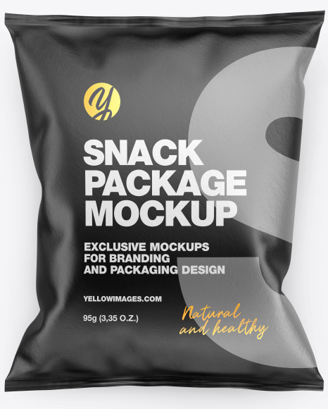 Paper Snack Package Mockup