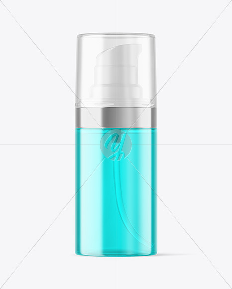 Color Plastic Cosmetic Bottle with Pump