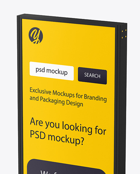Plastic Stand Mockup