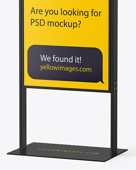 Plastic Stand Mockup