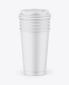 Matte Cups Mockup