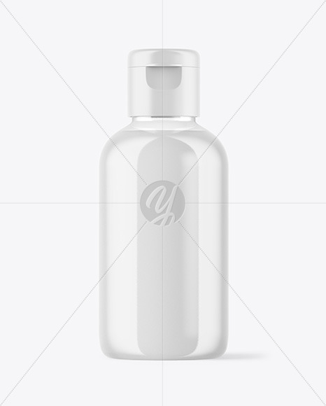 Clear Cosmetic Bottle Mockup