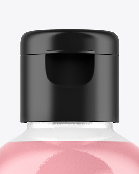 Clear Cosmetic Bottle Mockup