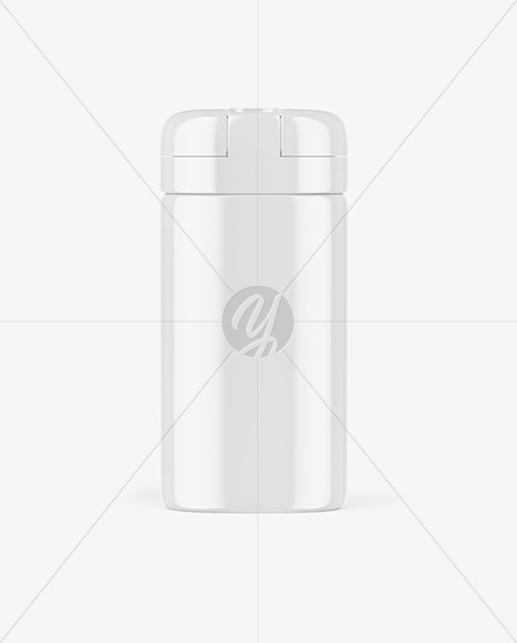 Glossy Coffee Jar Mockup