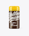 Glossy Coffee Jar Mockup