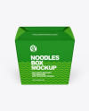 Glossy Noodles Box Mockup